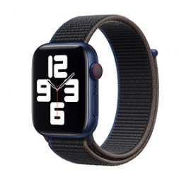 Correa Apple Loop Deportiva Carbon Para Caja De 42-44-45 mm