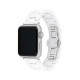 Brazalete Coach Para Apple Watch 38/40mm Cerámica Blanca 14700035