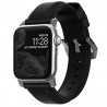 Correa Nomad para AppleWatch 42/44mm, Negro Plata