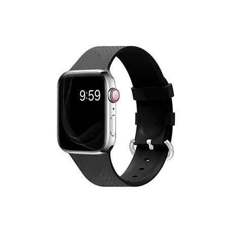 Correa NCO de Silicon p/Apple Watch 38/40mm Negra