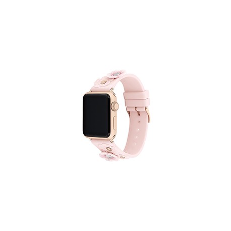 Correa Coach Apple Straps Silicón Rosa 14700053