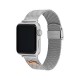 Brazalete Coach Para Apple Watch 38/40mm Acero Inoxidable Plateado 147