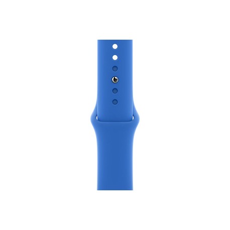 Correa Apple Deportiva Azul Capri Para Caja De 38-40-41 mm