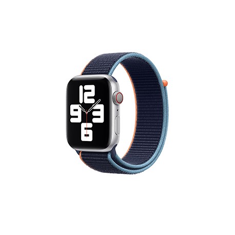 Correa Apple Loop Deportiva Azul Marino Para Caja De 42-44-45 mm