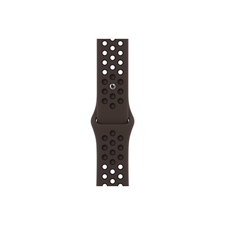 Correa Apple Nike Sport Gris Hierro Negra Para Caja De 42-44-45 mm