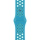 Correa Apple Nike Sport Azul Verde Gema Para Caja De 38-40-41 mm
